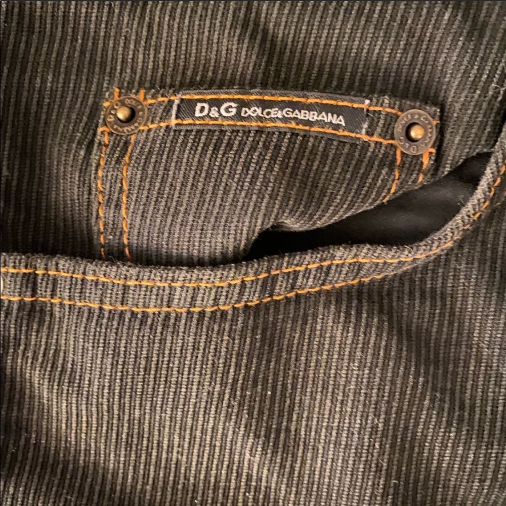 D&G Dolce Gabbana Corduroy Pants - Picture 5 of 7
